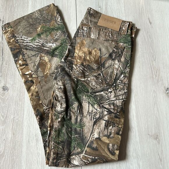 MINT CREW CARPENTER PANT‎ (REALTREE) CAMO SIZE 30 NWT in packaging - Picture 5 of 8